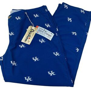 NWT University of Kentucky Wildcats "UK" Blue Logo Game Changers Pants. 42x32
